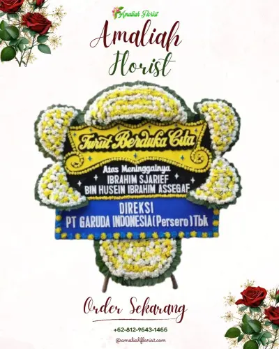 Papan Bunga Duka di Palapa