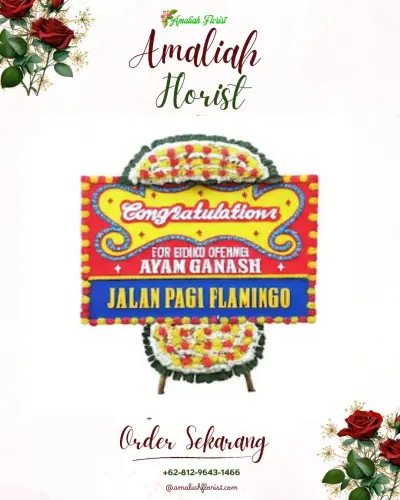 Bunga Papan Congratulation di Palapa